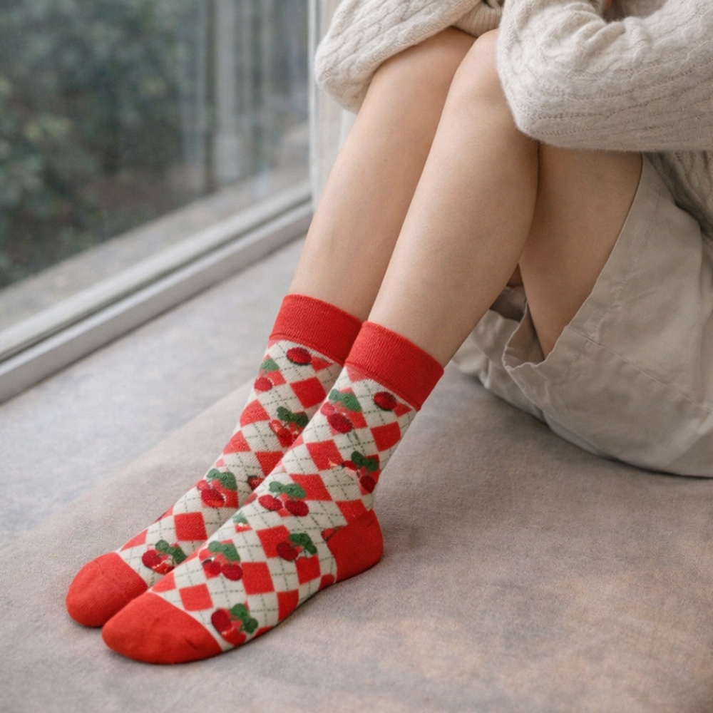 Calcetines Cherry Picnic
