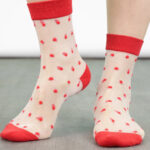 Media Tobillera Plumeti Rojo - Imagen 3