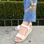 Sandalia Salvia White