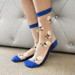 Media Tobillera Abejas y Margaritas