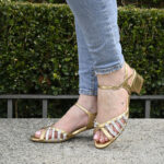 Sandalia Ligia Oro - Imagen 2