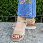 Sandalia Paradise Taupe Gold - Imagen 3